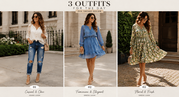 3 OUTFITS FOR THE DAY (EVA TRENDS REVIEW)