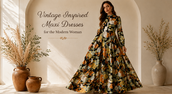 Vintage Inspired Maxi Dresses for the Modern Woman