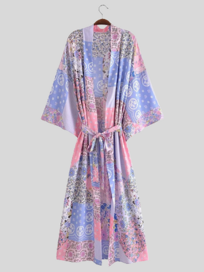 Women's Pink Kimono Jacket