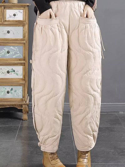 Women's Beautiful Retro Duck Down Pants Bottom