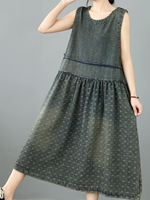 Weekend-Ready Swing Denim Dress — Effortless Fit, Soft and Flattering Everyday