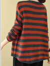 Women's Casual comfort Striped knitted Sweater