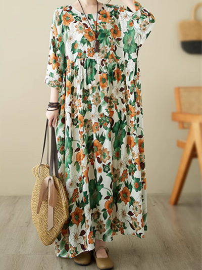 Women's Long Smock Dress