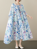 Women's Blue Smock Dress