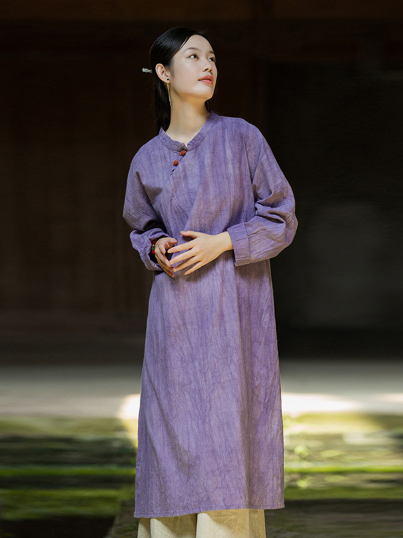 Women's Purple Loose Dress