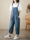 Women's High Waist Overalls Dungarees