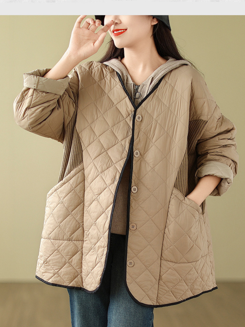 Women's Elegant Cashmere Loose Large Size Coat