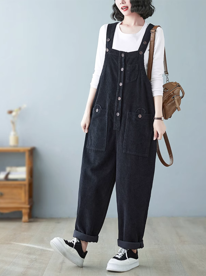 Women's Loose Dungarees