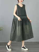 Weekend-Ready Swing Denim Dress — Effortless Fit, Soft and Flattering Everyday