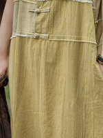Women's side pockets a-line dresss