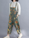 Jump For Joy Floral Print Cotton Overalls Dungaree