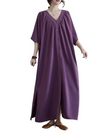 Women's purple A-Line dress