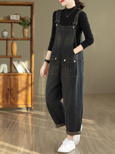 Women's Farm to Fashion Pockets Style Dungarees