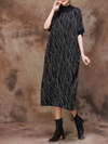 Women's black Midi Dress