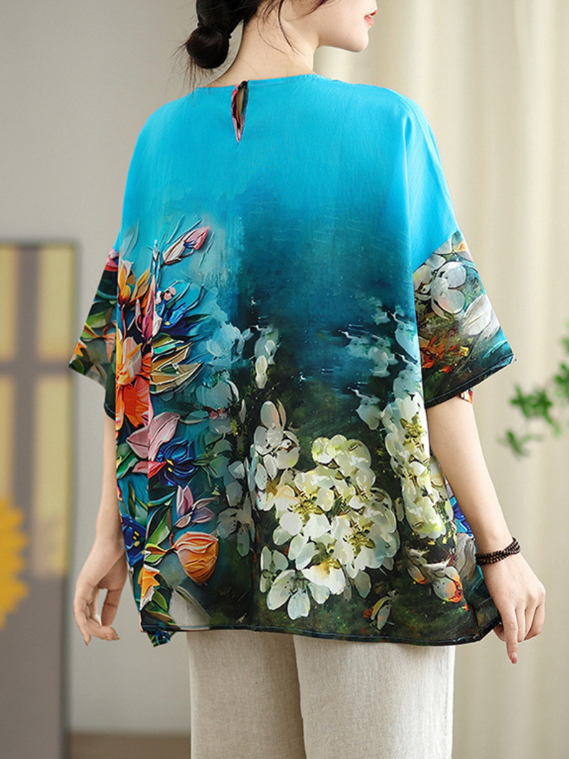 Effortless Garden-Party Blouse — Flowing Chiffon Top That Flatters Every Time