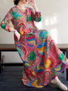 Women's Spring Ideal for any Season Printed Smock Dress