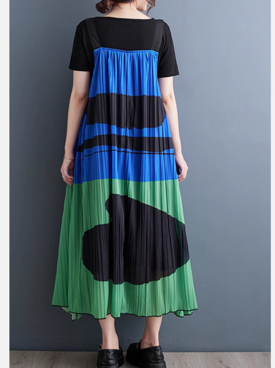 Women's Large Size Salopette Dress
