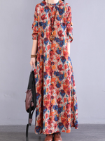 Women’s Lightweight Floral Summer  A-Line Dress