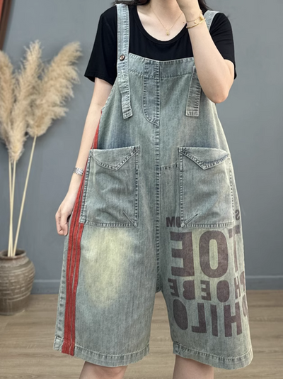 Women's Short overalls dungarees\