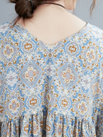 High waist smock dresses