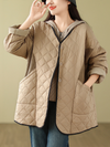 Women's Elegant Cashmere Loose Large Size Coat