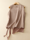 Women's Sleeveless Coffee Top