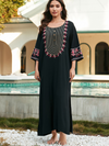 Women's Beach Cover-Up Casual Embroidered A-Line Dress