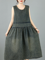 Weekend-Ready Swing Denim Dress — Effortless Fit, Soft and Flattering Everyday