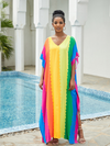 Women's  Stylish Beach Wear Rayon Kaftan Dress