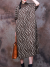 Women's coffee Midi Dress
