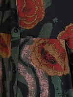Effortless Office-to-Brunch Shirt Dress — Artful Print, Flattering and Pocketed Silhouette