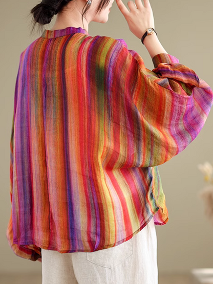 Women Stylish Striped Top