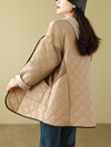 Women's Elegant Cashmere Loose Large Size Coat