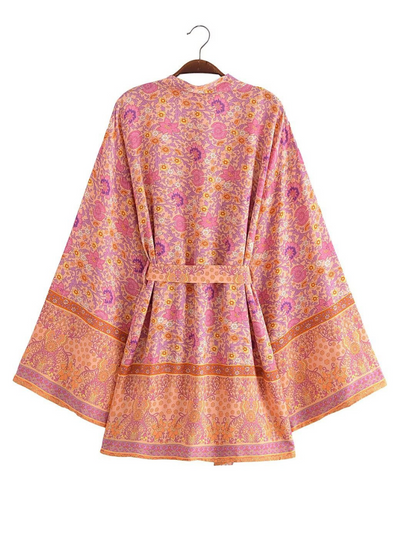 Women's Short Sleeves Kimono Jacket