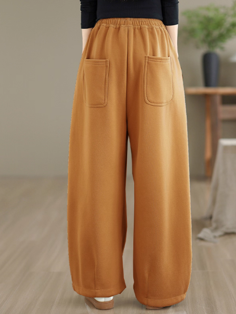 Elevated Wide-Leg Women’s Sweatpants, Fleece Warmth with High-Rise Ease Everyday Style