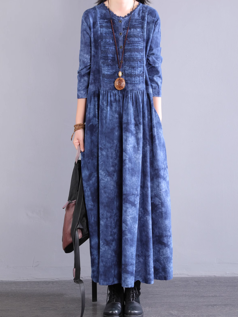 Women's Summer Beautiful Unique Style Pleated A-Line Dress