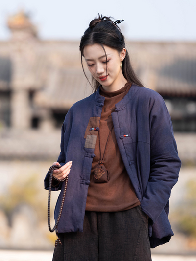 Women's Navy Blue Coat