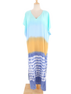 Never Look Back Women's Rayon Stylish Kaftan Dress