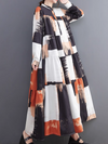 Women's orange A-Line Dress