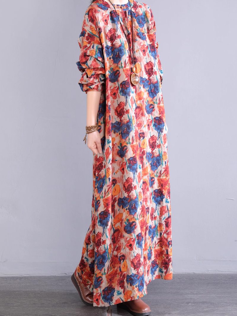 Women’s Lightweight Floral Summer  A-Line Dress