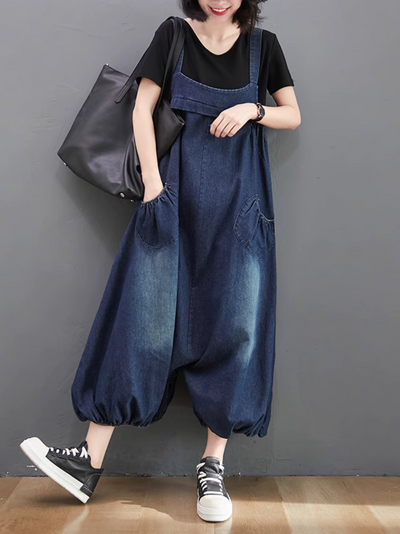 Women's Loose Dungarees