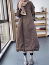 Women's Stylish Side Pockets Thickened Warm Coat