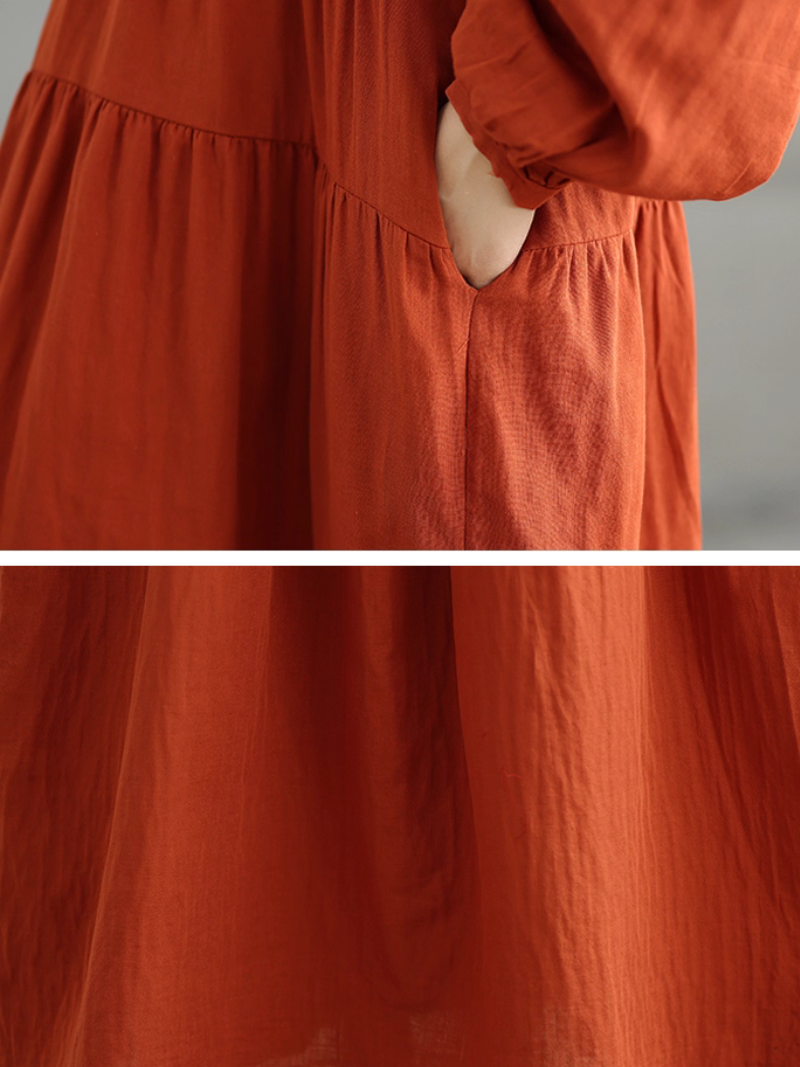 Pocket smock dress