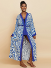 Women's Blue Kimono Jacket