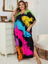 Women's Beachside Beauty Large Size kaftan dress