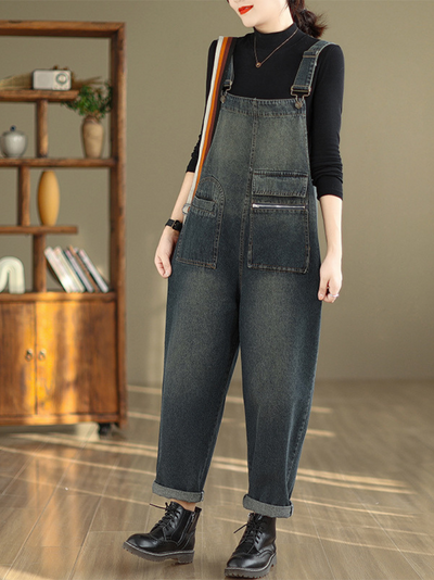 Do Make It a Denim Day Women's Overalls Dungarees