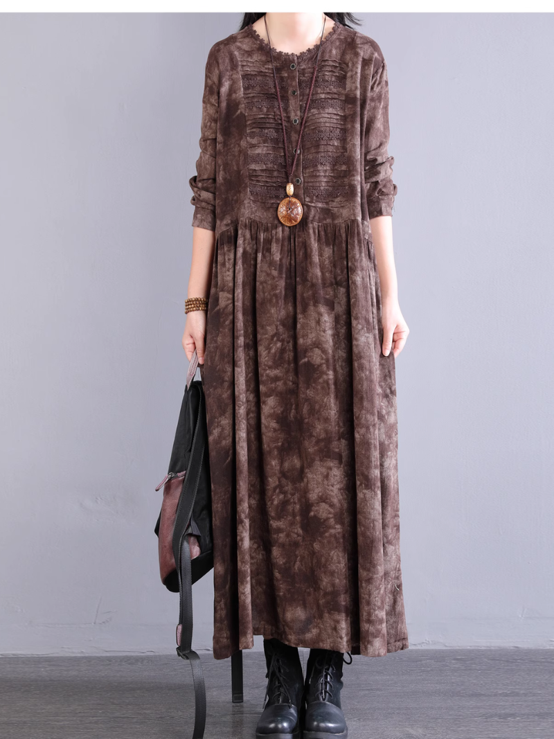 Women's Summer Beautiful Unique Style Pleated A-Line Dress