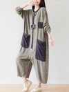 Women's Lightweight Three-point Jumpsuit Dungarees