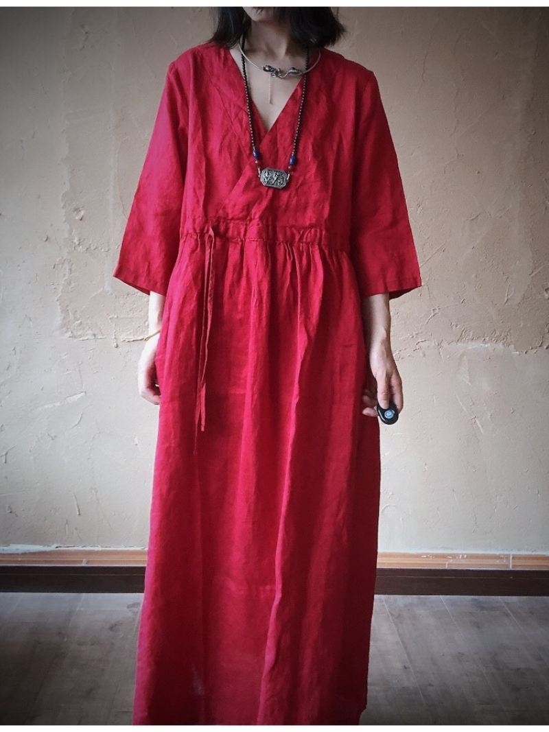 Women's Beauty and Comfort Mid-Length Smock dress