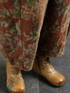 Women's Comfy Patch Elastic Waist  Printed Bottom